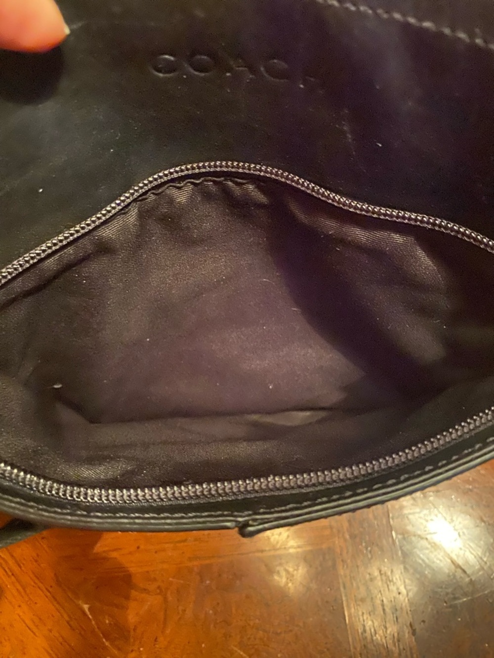 Price Drop! Coach Leather Black Messenger Crossbody Bag - Picture 6 of 6